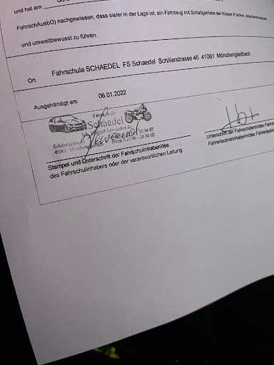 Fahrschule Schaedel — Kundenfoto