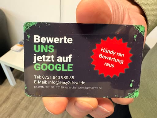 Fahrschule easy2drive — Kundenfoto