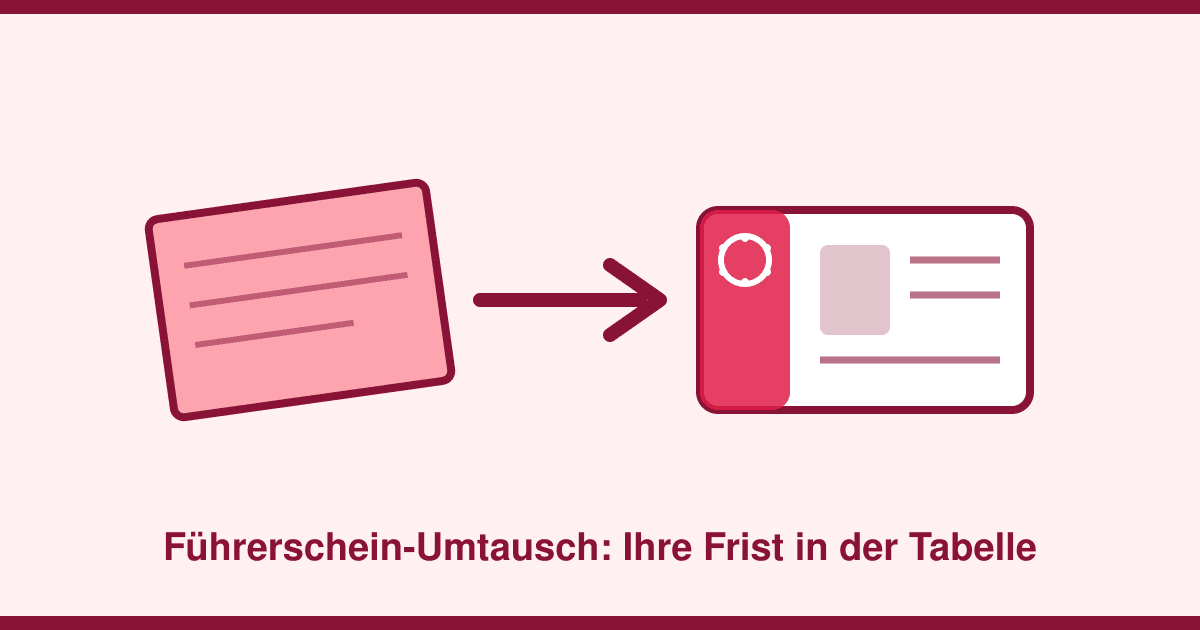 Führerschein umtauschen: Alle Fristen in der Tabelle — nächster Stichtag 19. Januar 2027